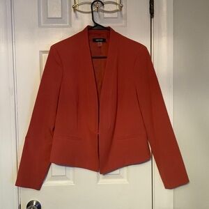 Nine West Orange Suit Jacket Size 8